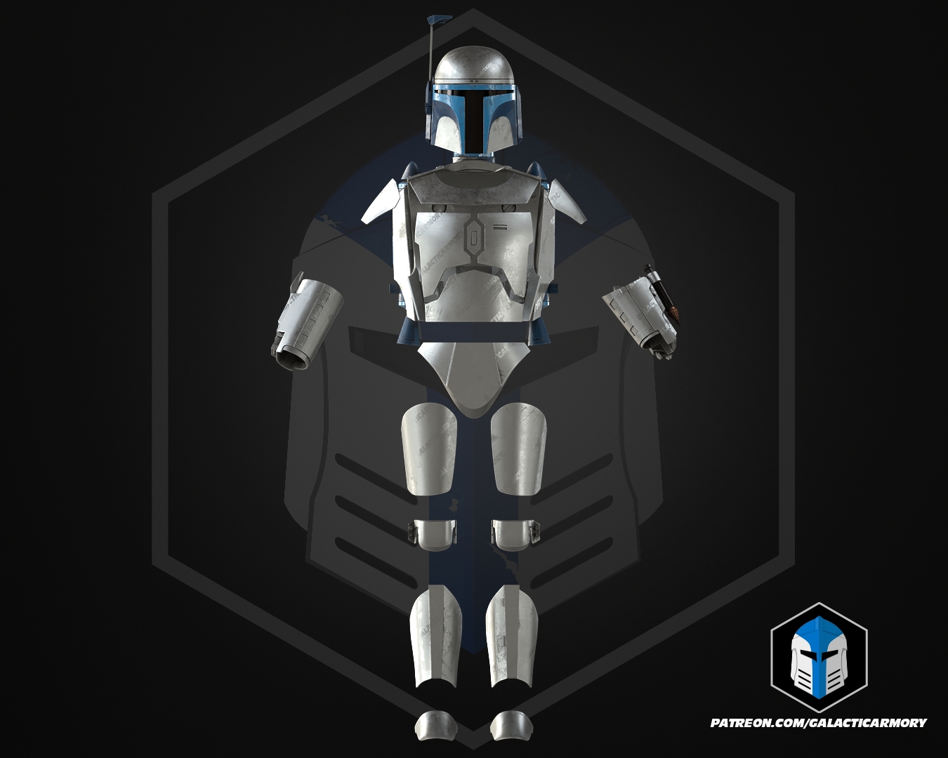 Jango Fett Helmet and Armor - 3D Print Files