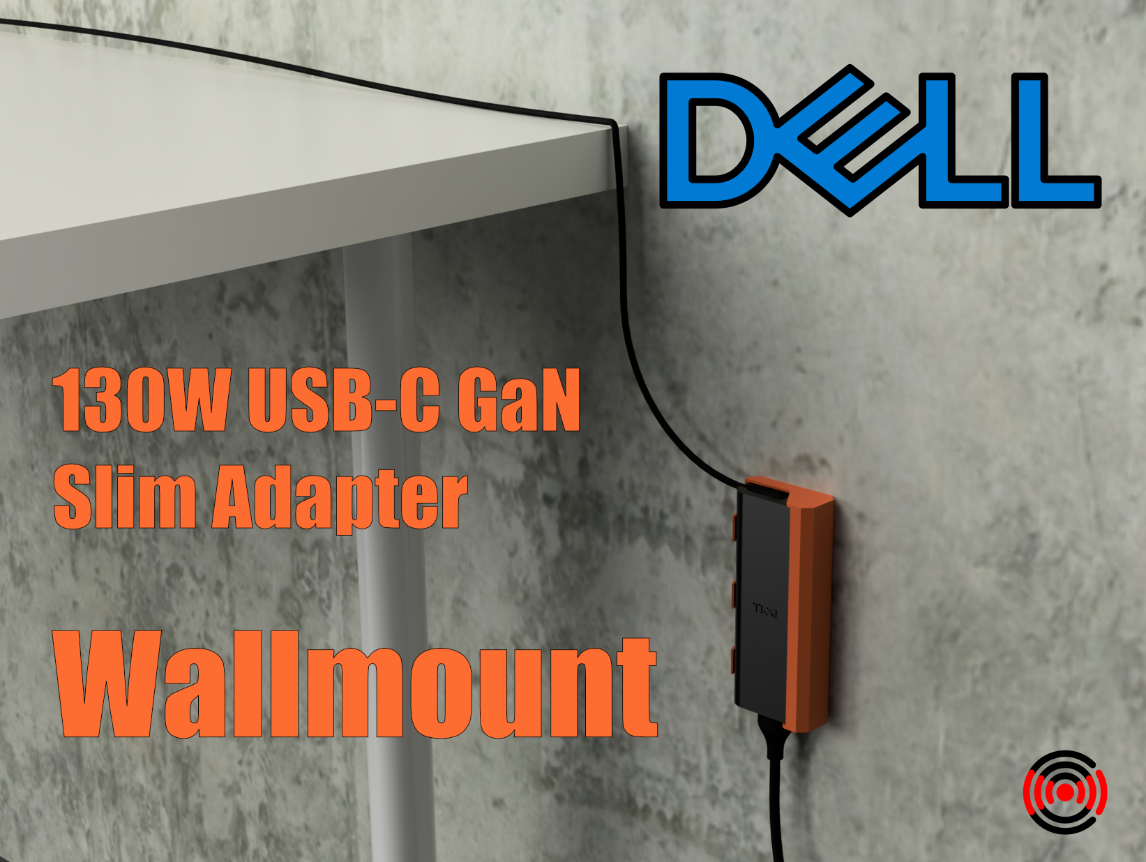 Dell 130W GaN Slim charger holder