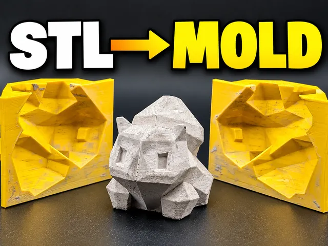 STL to Mold – 3D Printable Flexible TPU Molds | Fusion files