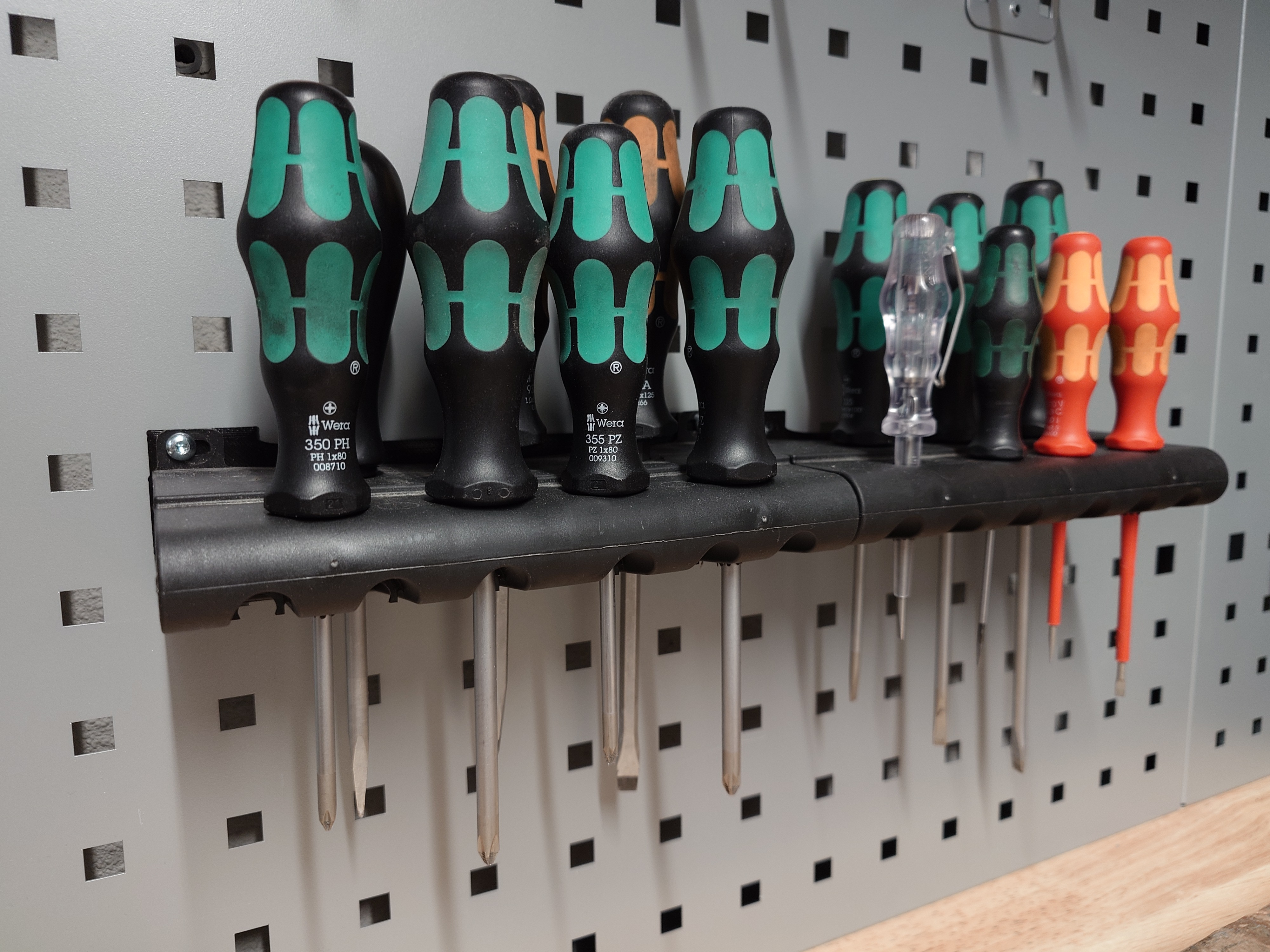 HBM pegboard - Wera holder converter