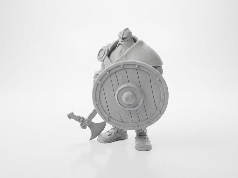 Viking Warrior Figurine Fantasy 3D Printable