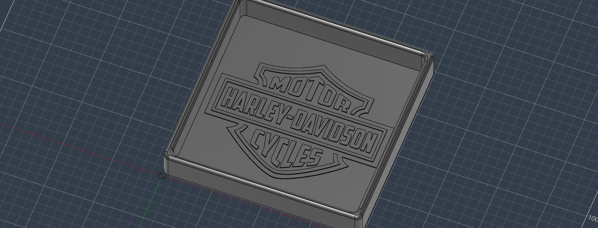 200MMX200MM HARLEY DAVIDSON TRAY