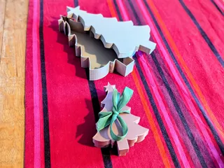 Tree shaped Christmas gift box | 2 sizes | fast print