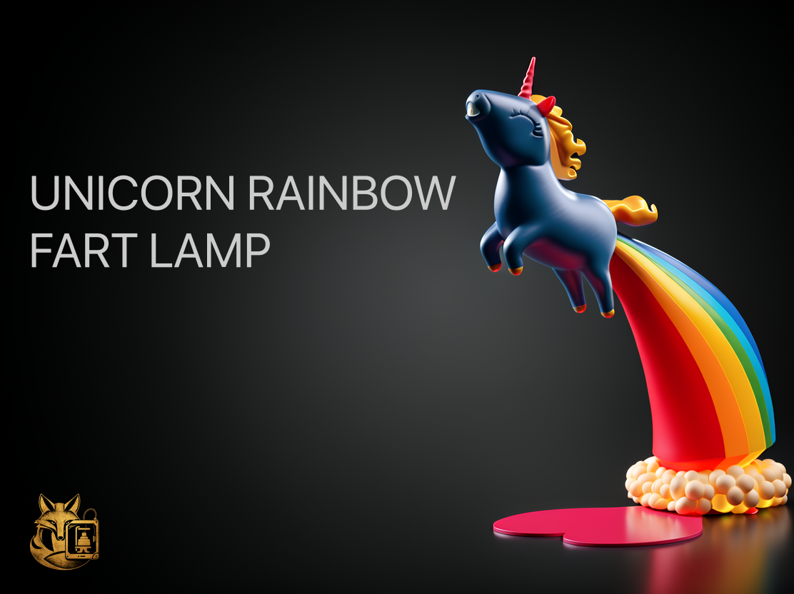 The Unicorn Rainbow Fart Lamp