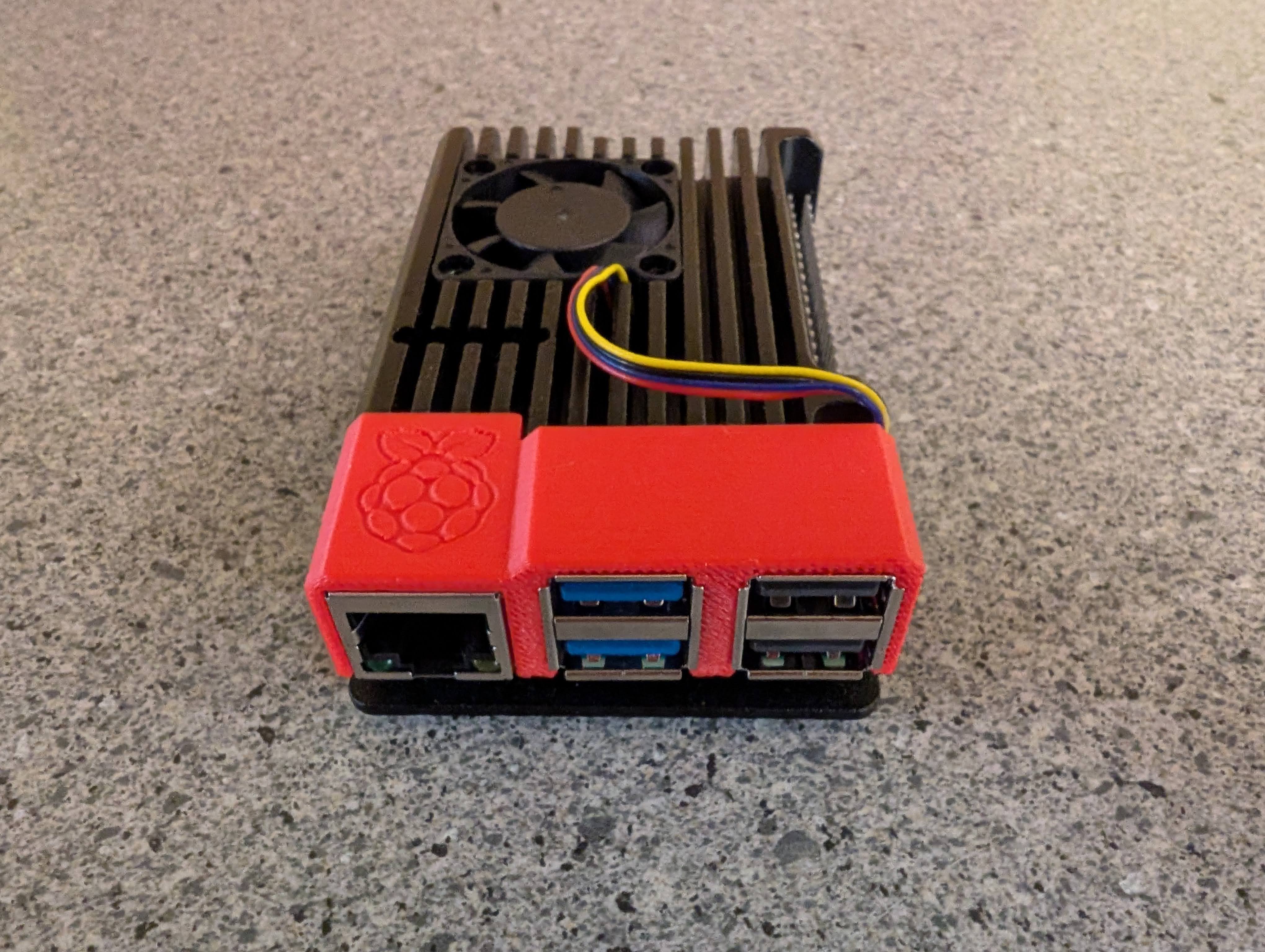 Raspberry Pi 5 connector cover for JOY-IT Armor Fan case