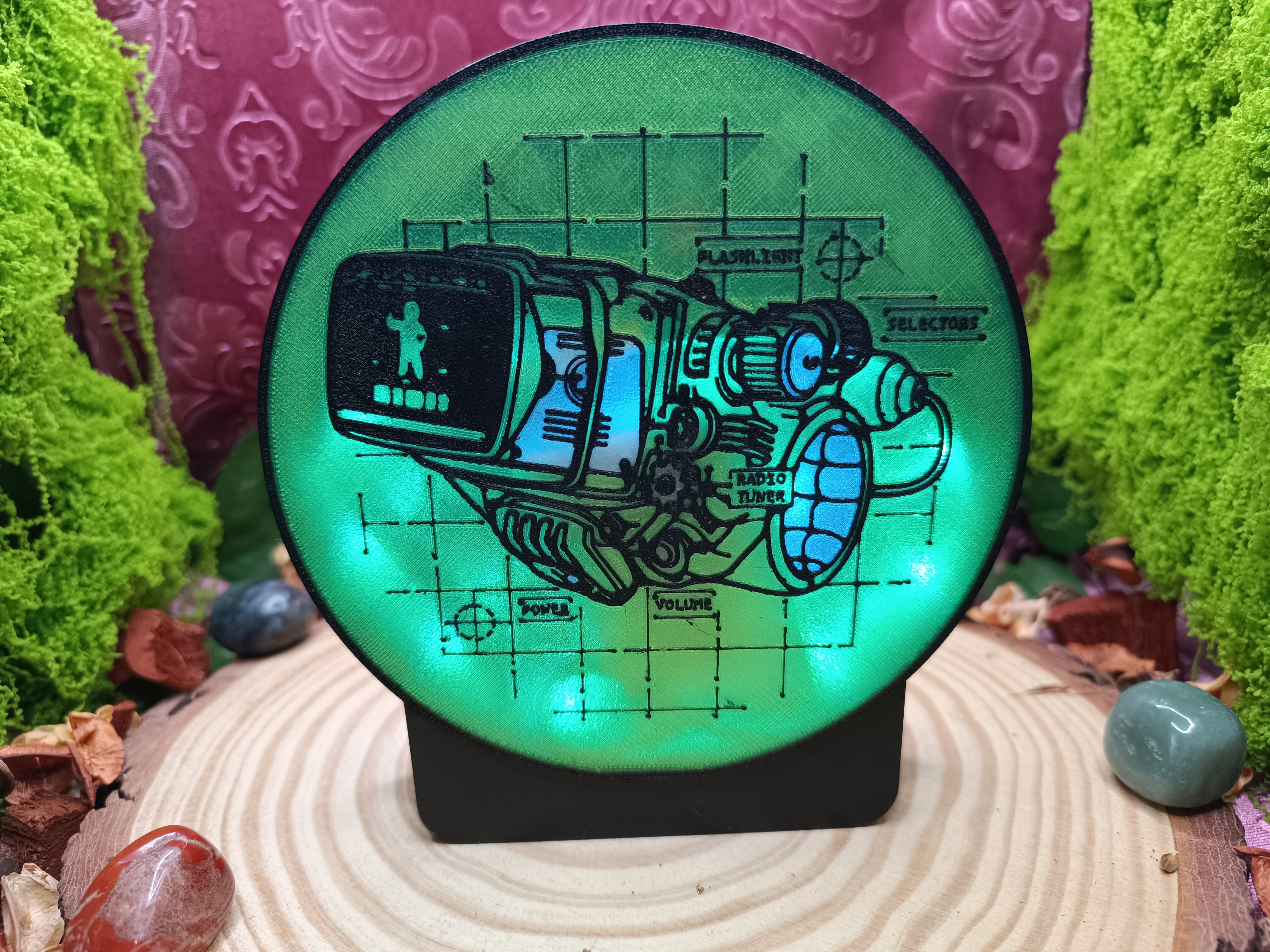 Pip-Boy Blueprint – Lightbox Front (Fallout Fanmade)