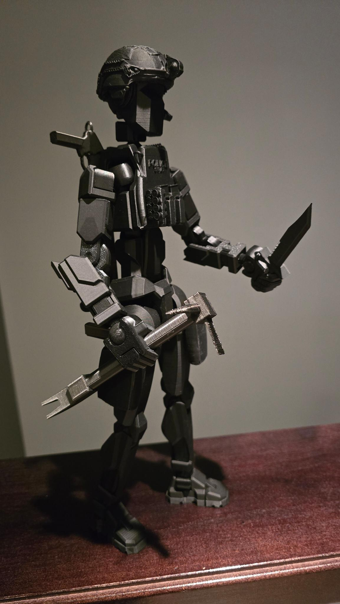 Miniatura 5 do modelo 3D Dummy 13 Combat Knife