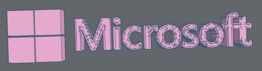 Microsoft Logo 3D model