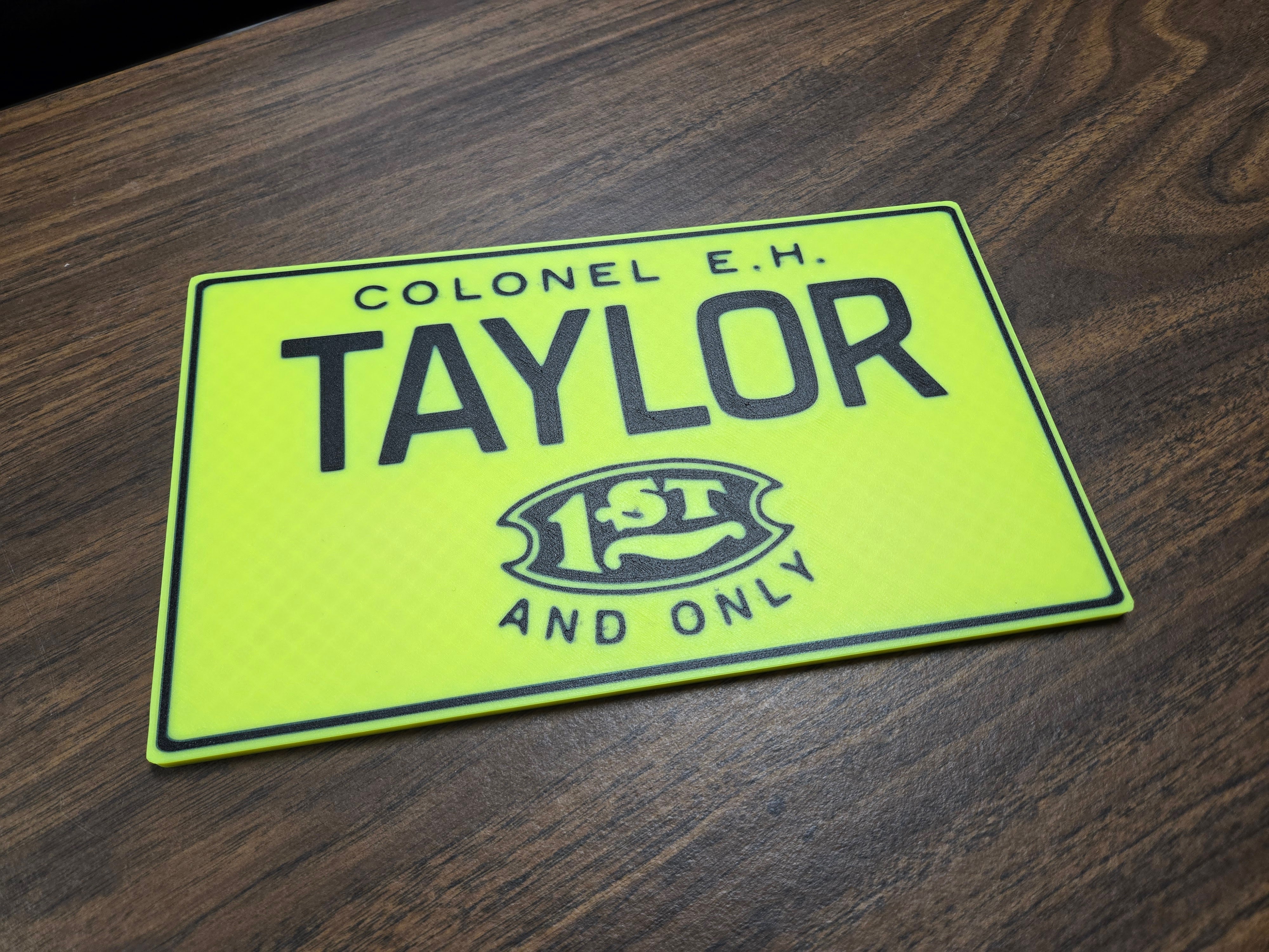 Colonel EH Taylor Bourbon BIB Sign
