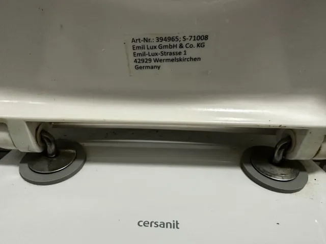 Toilet seat washer / screw cover