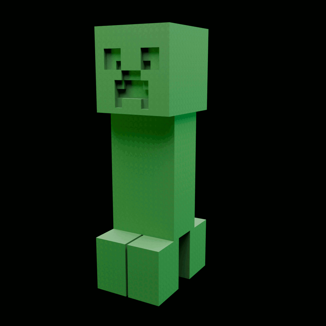 Minecraft Creeper Keychain