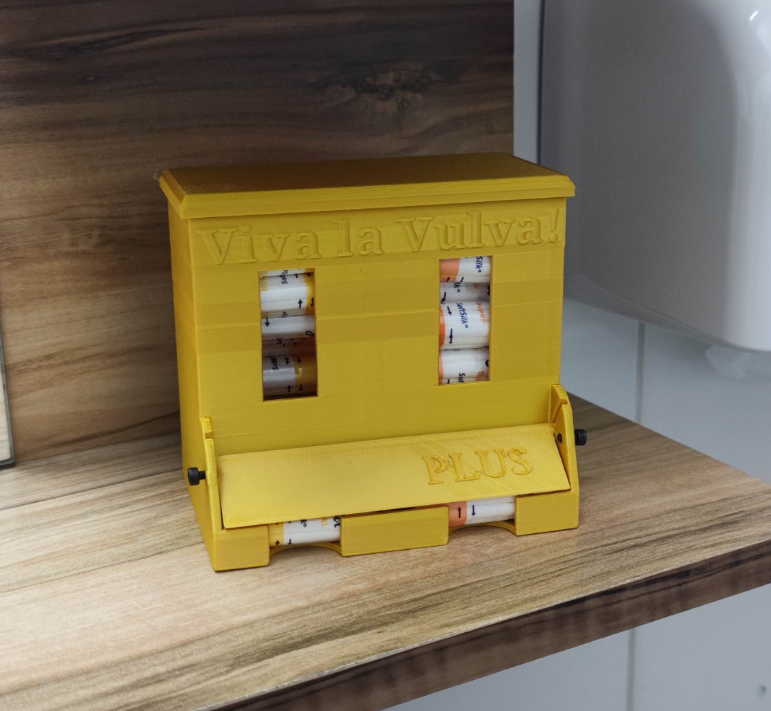 Tampon Dispenser with 2 or 3 compartments