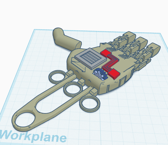 Cyberpunk Mech Hand — miniatura 3