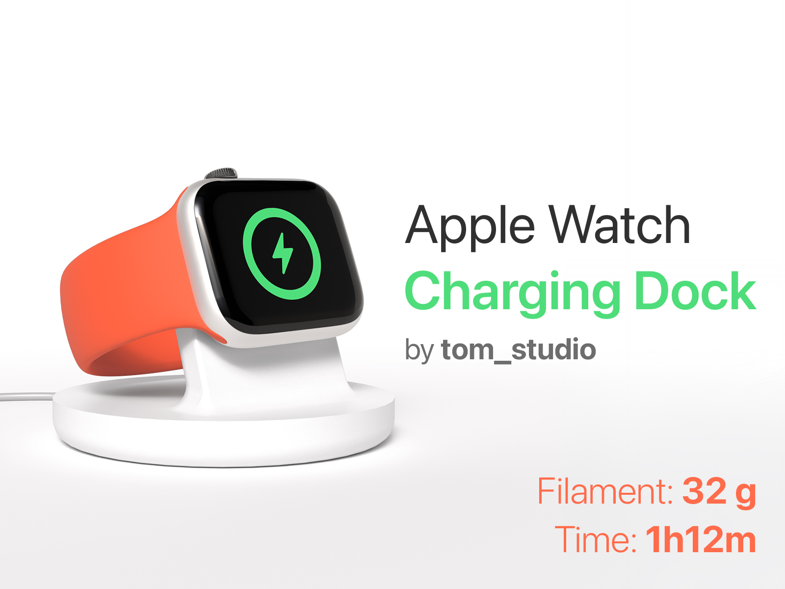 Apple Watch Charging Dock (v2)