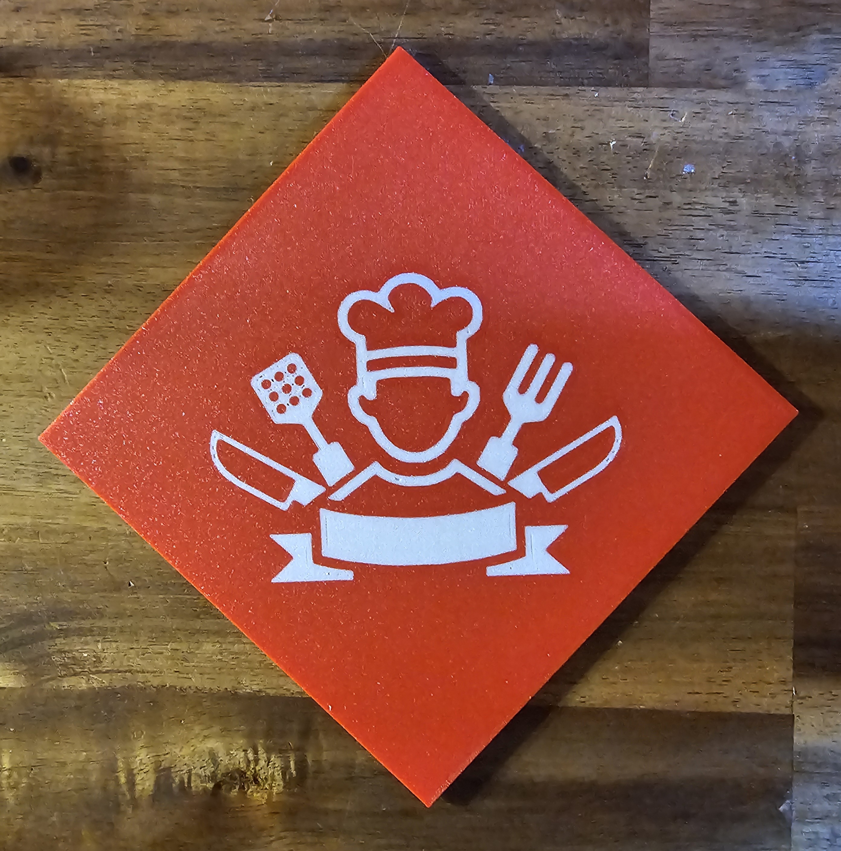 Kitchen cooking sign - 2 versions
