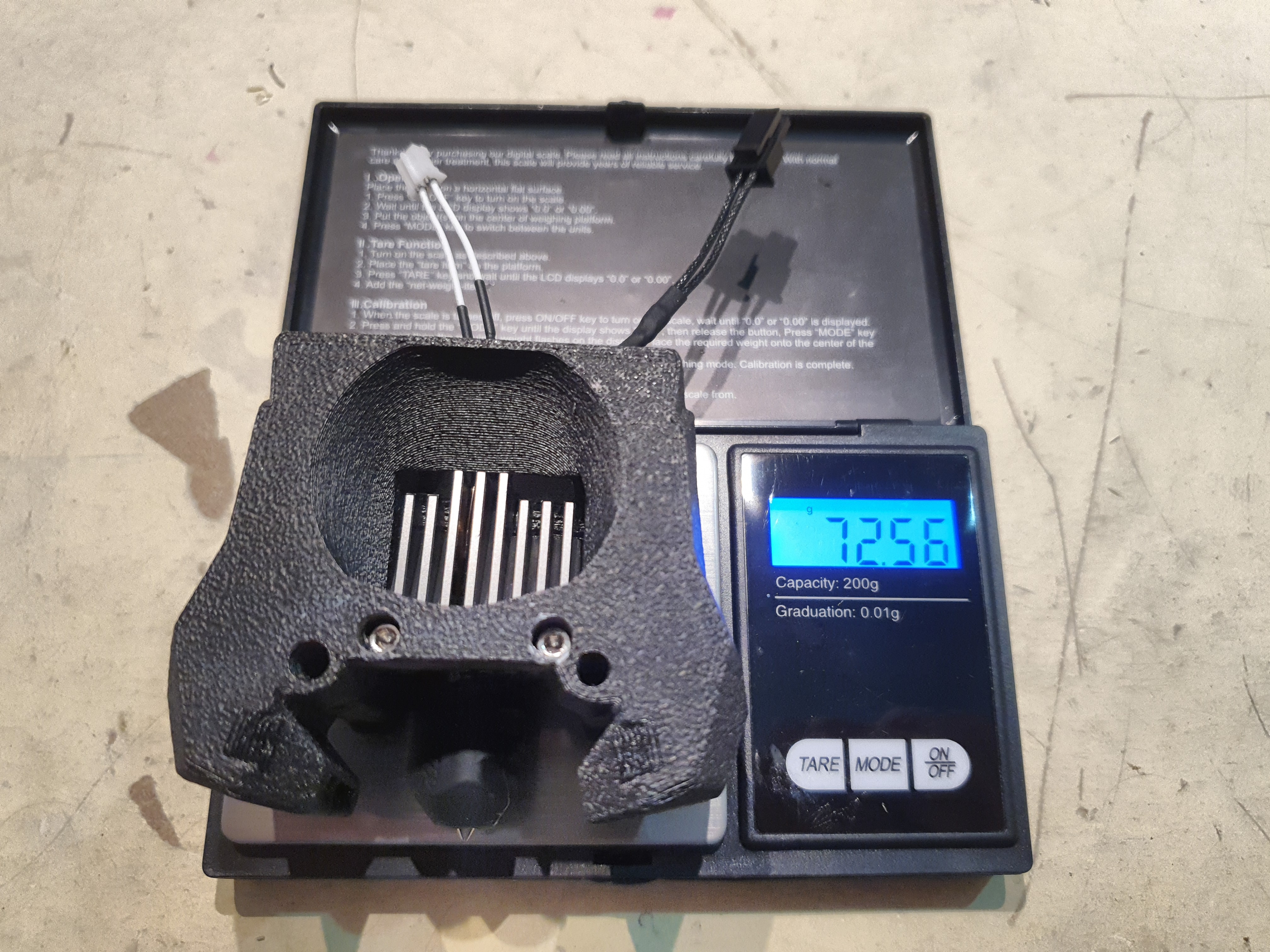 Voron Stealthburner mellow fluxheat lite mount