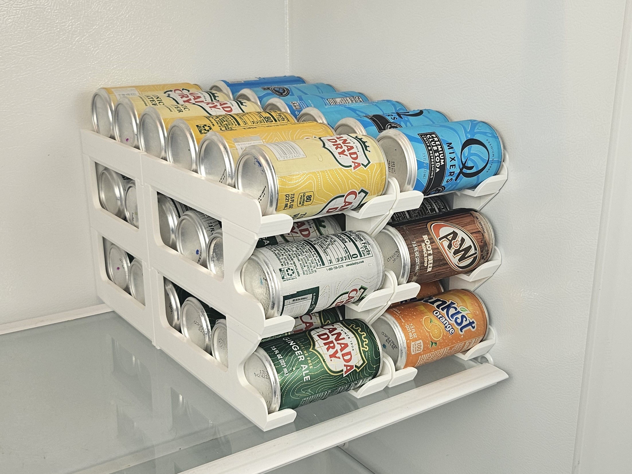 V2 Beverage Can Dispenser - Six 7.5 oz. "Mini" Cans
