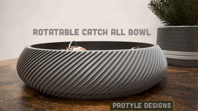 Rotatable Catch All / Centerpiece / Snack Bowl