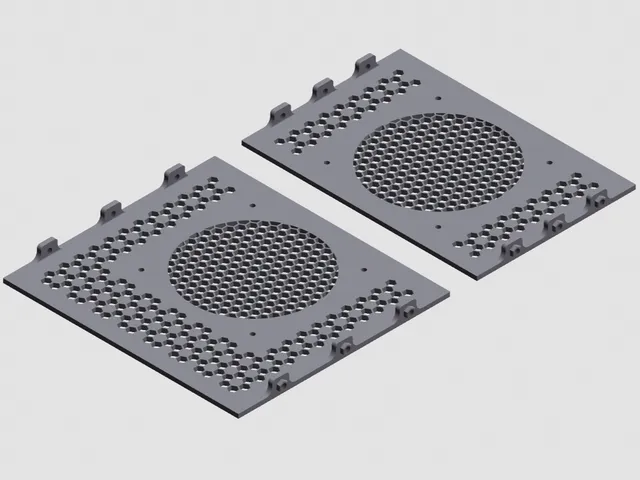 3D printable rack - 10 inch rack Topper