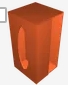 tissue box with compartment