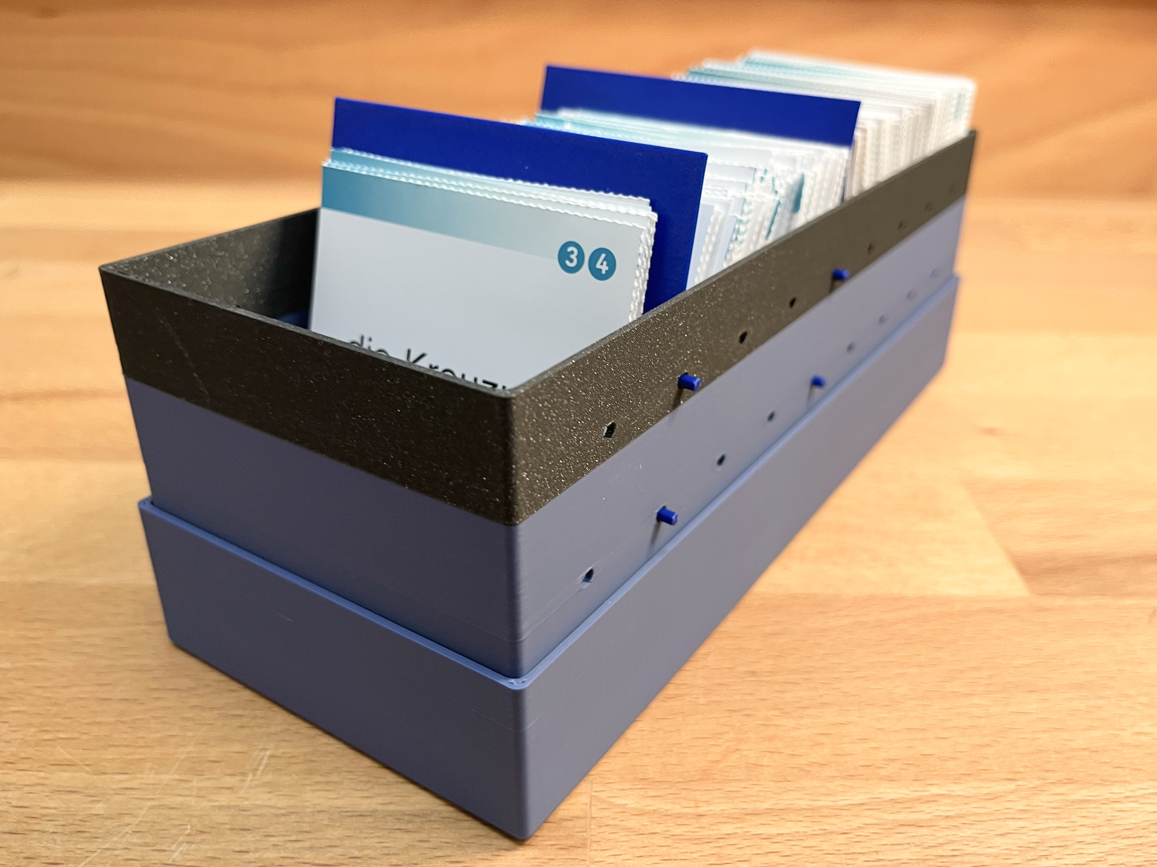 Flashcard box / Lernkartenbox z.B. für Flex und Flora Grundwortschatz
