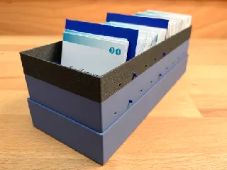 Flashcard box / Lernkartenbox z.B. für Flex und Flora Grundwortschatz