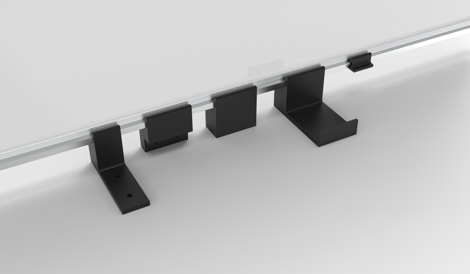 White Board T Slot Attachments (Clip On)