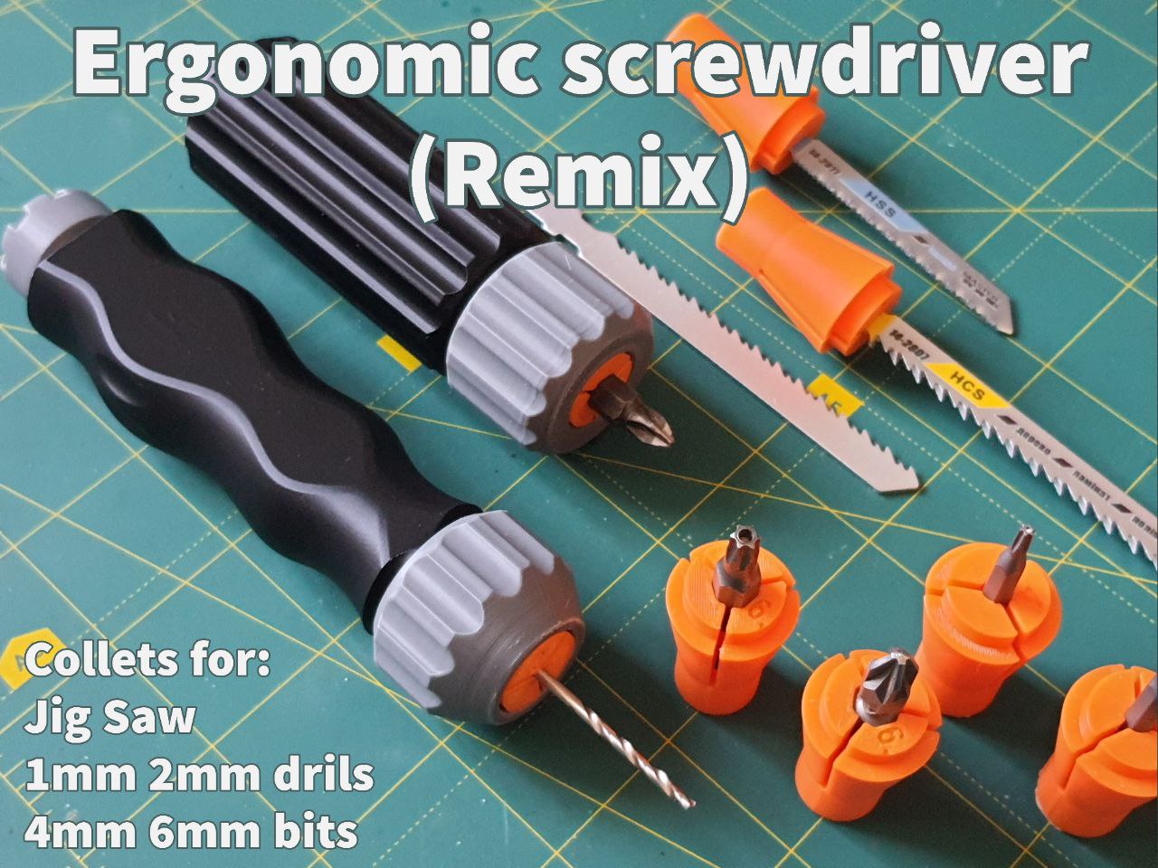 Universal ergonomic screwdriver