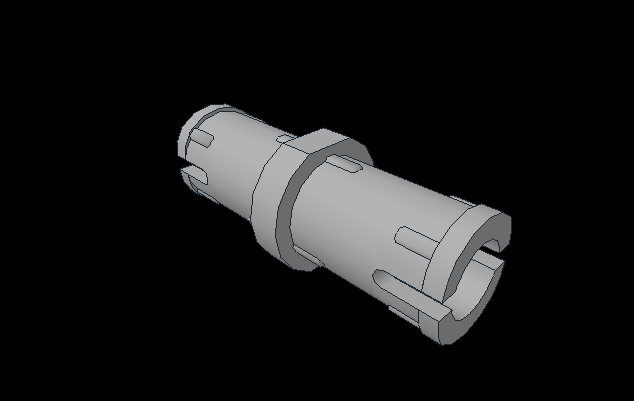 Lego Compatible 61332 Technic Pin with Friction Ridges Lengthwise with No Center Slots
