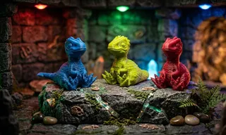 Cute 3D Printed Baby T-Rex Dino Figurine