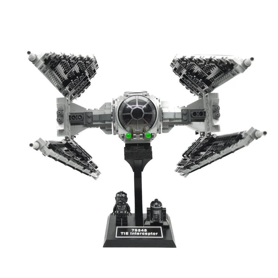 Display Stand for LEGO Star Wars 75348 Mandalorian Fang Fighter vs