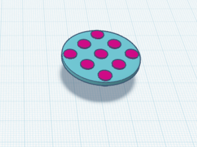 dip in dots coaster