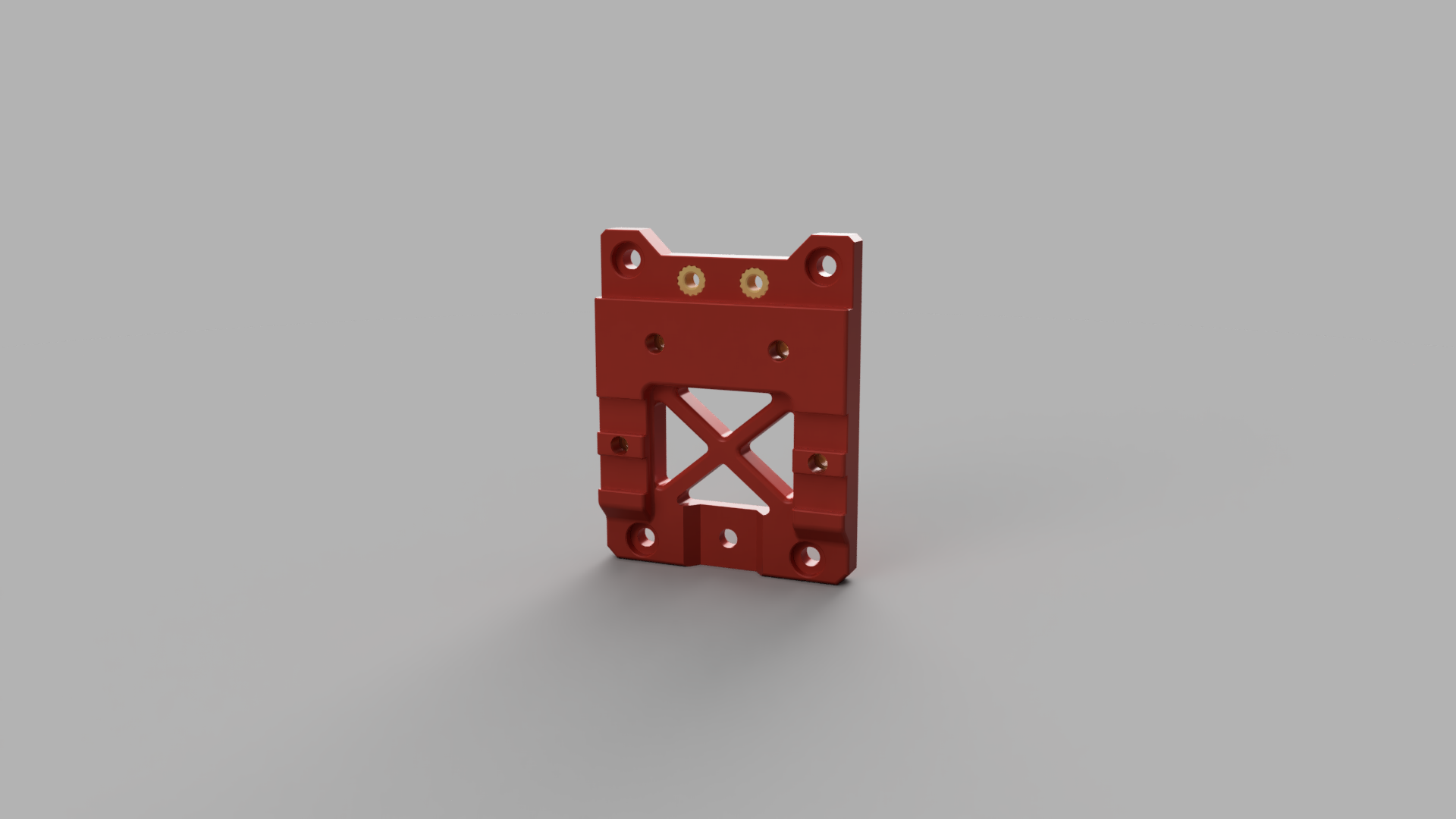 Mercury One CoreXY Carriage Frontplate Easier Bed Adhesion