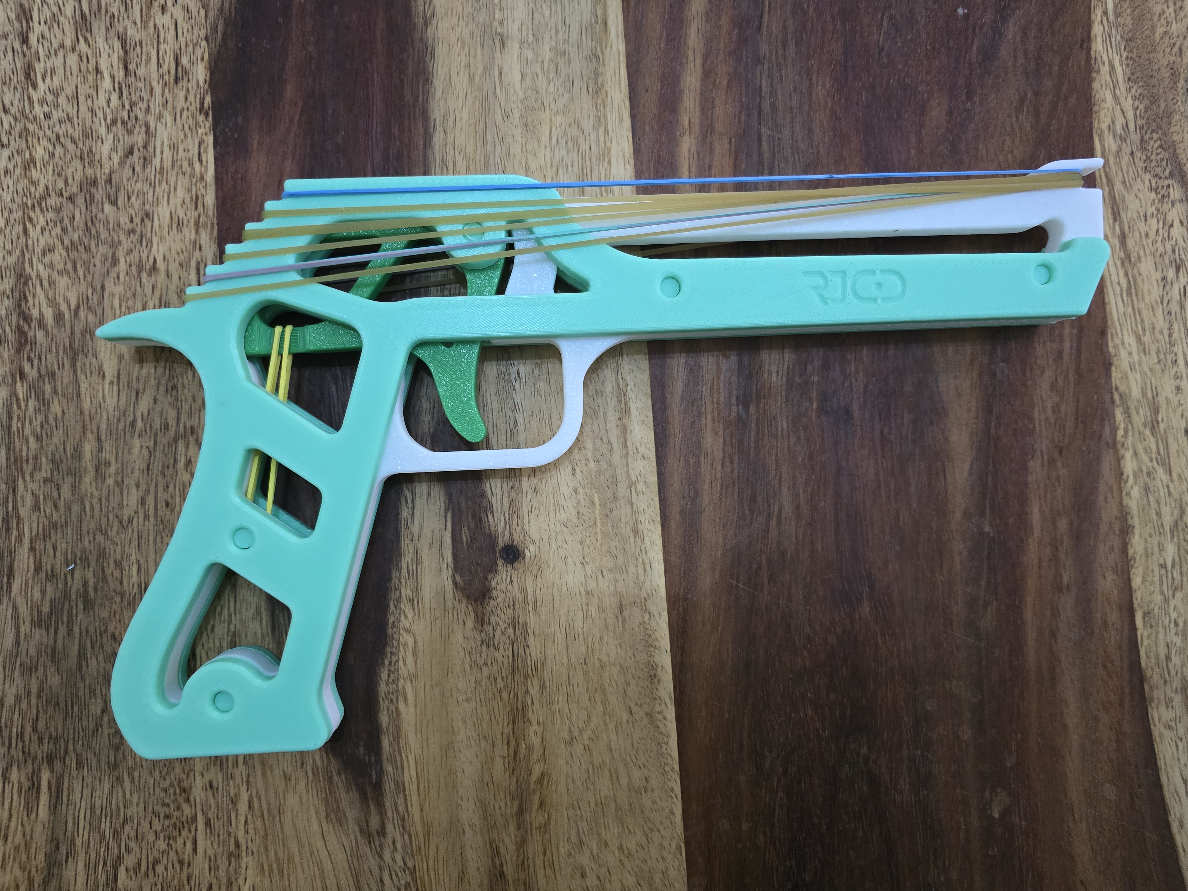 6 Shot Rubber Band Gun - Desert Eagle