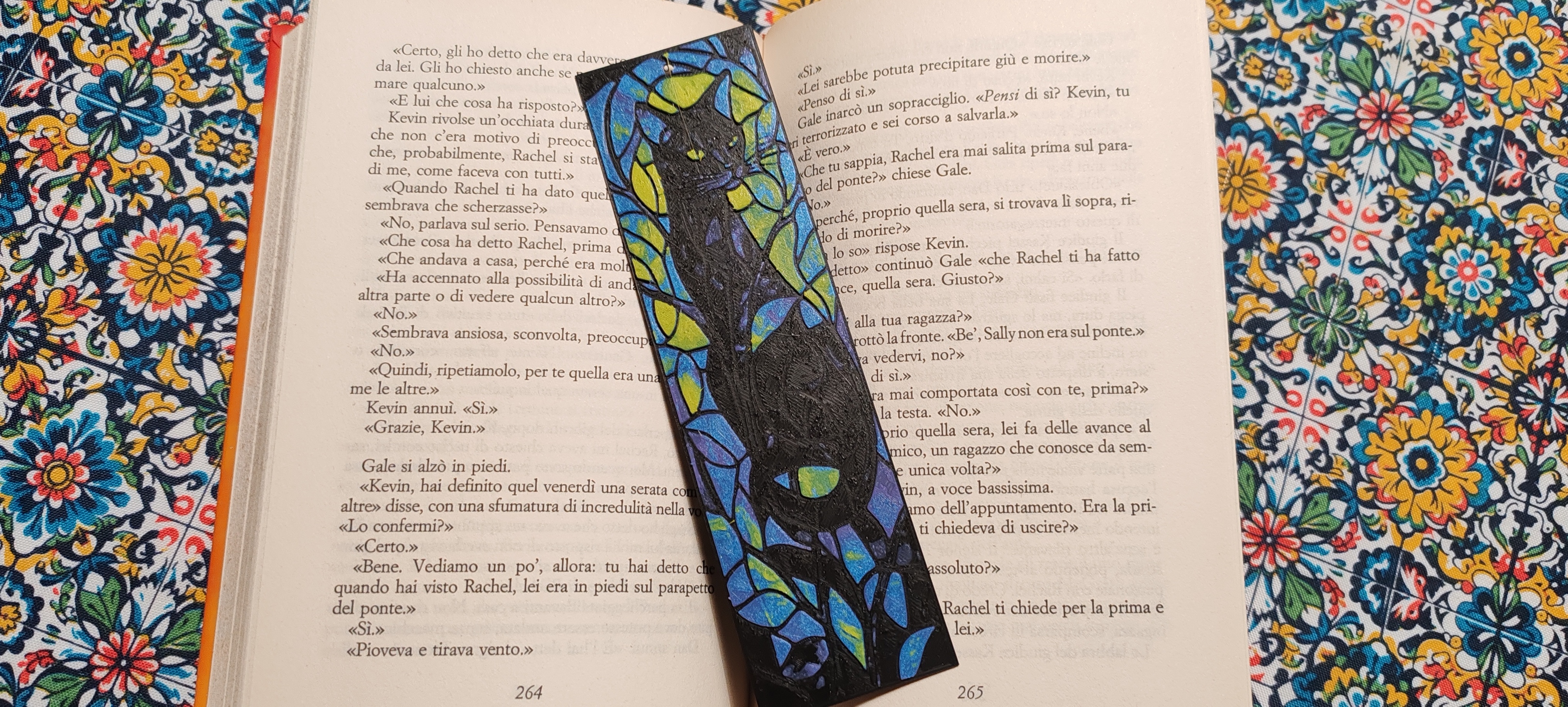 The Witch's Cat - hueforge bookmark - Halloween Collection