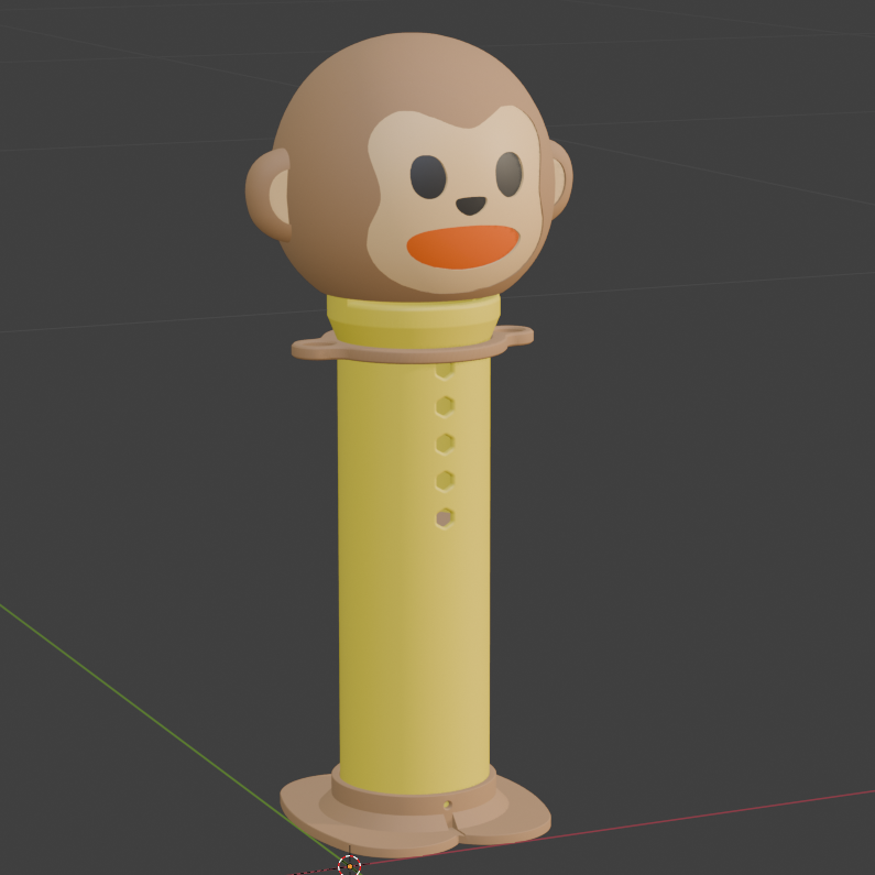 Monkey Head for Makerchip Dispenser