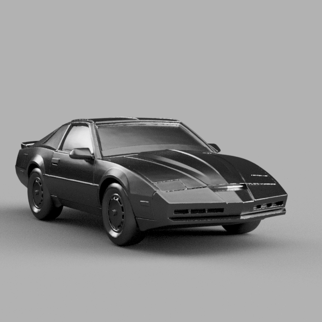 KITT – Knight Rider 3D Model