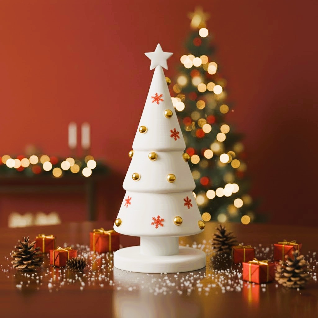 Minimalist Christmas Tree Figurine