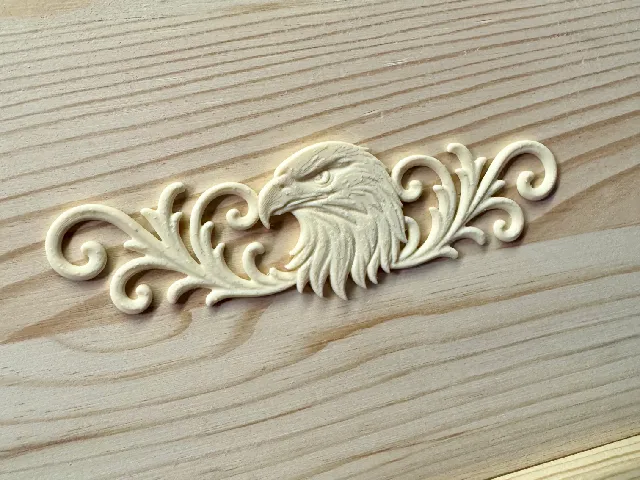relief set eagle animal symbol model