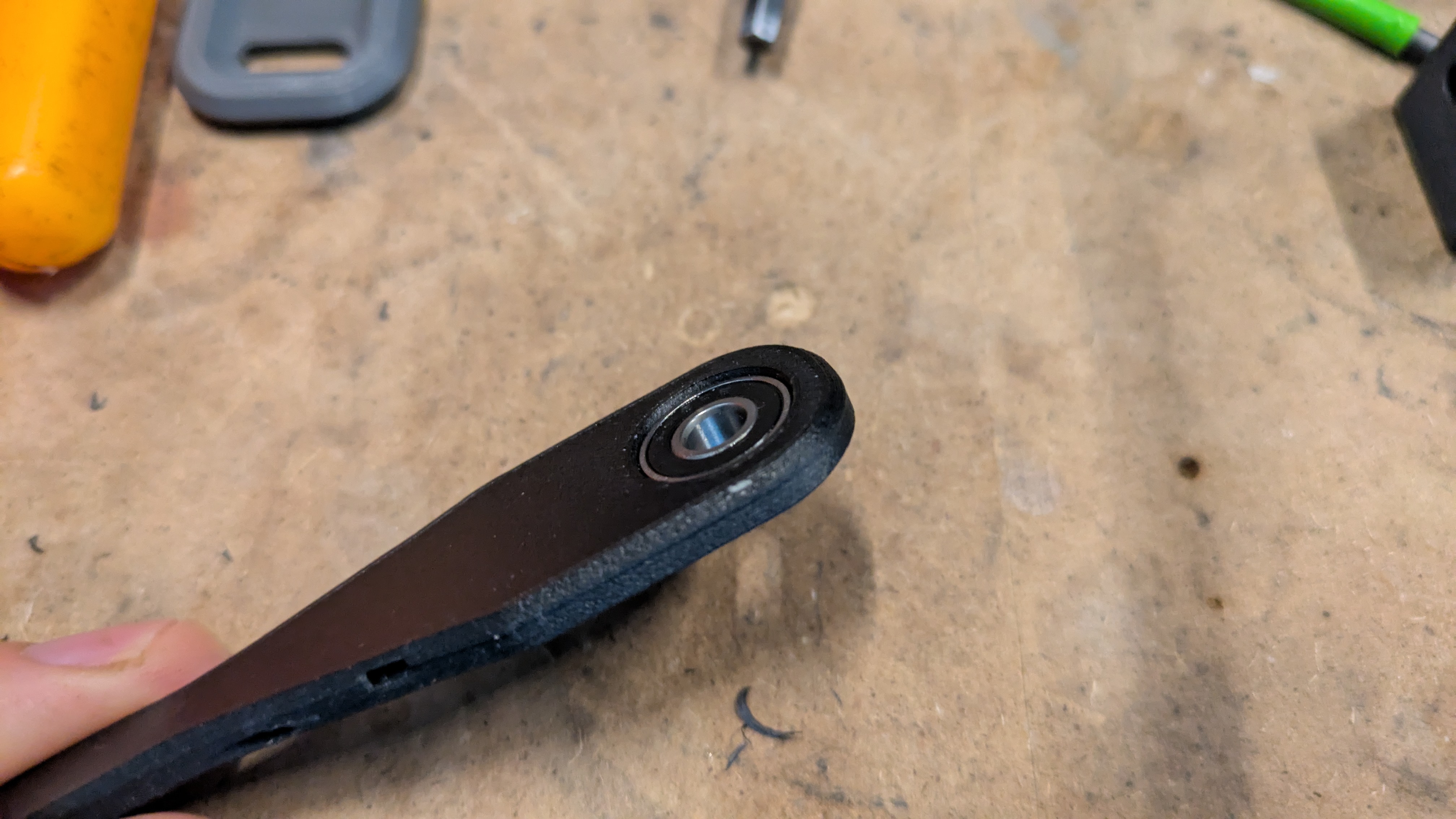 Voron Bowden ptfe tube guide arm (Short, bearing) Tighter tolerance