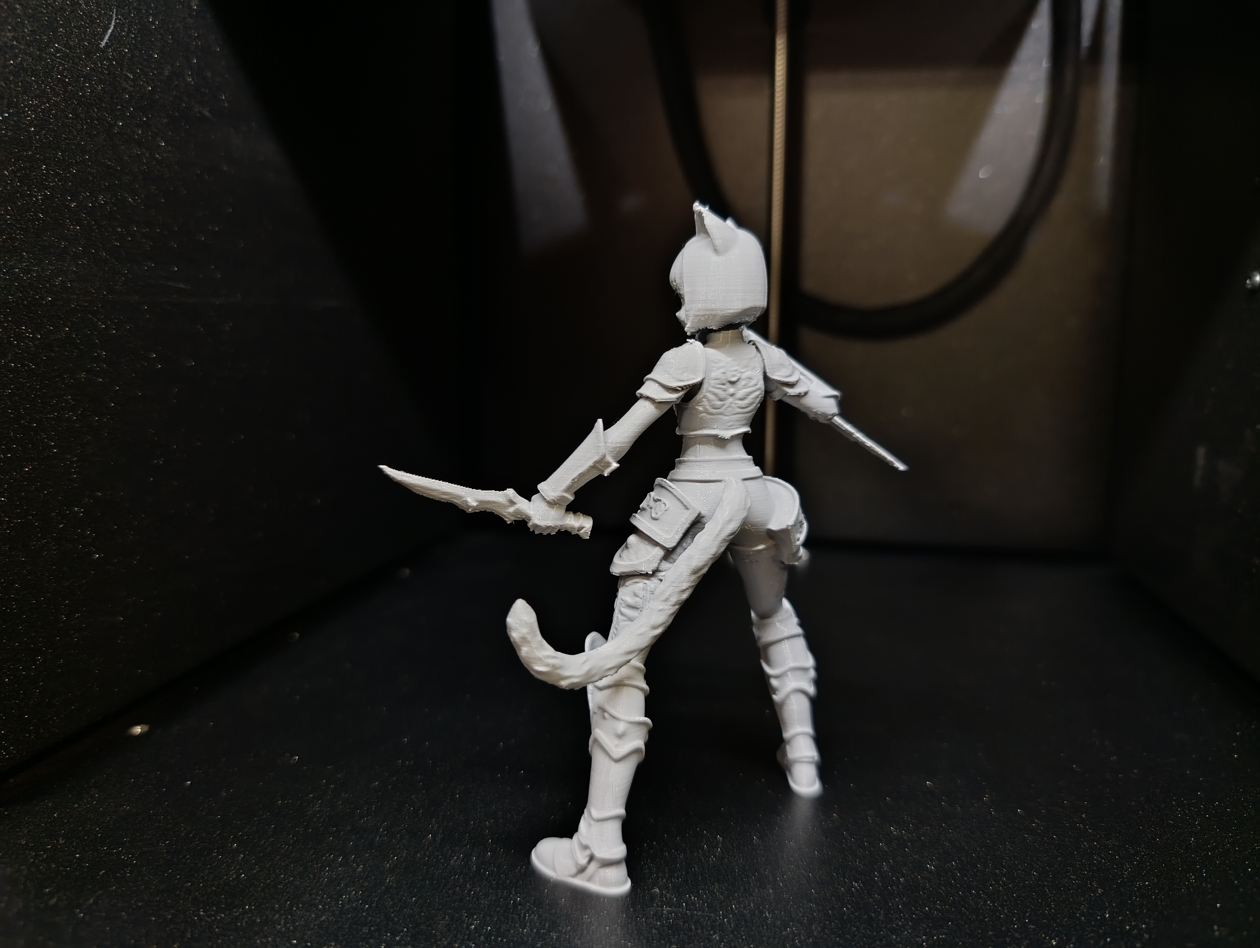 Miniatura 5 do modelo 3D Anime Cat-Girl: Dual Blade Warrior