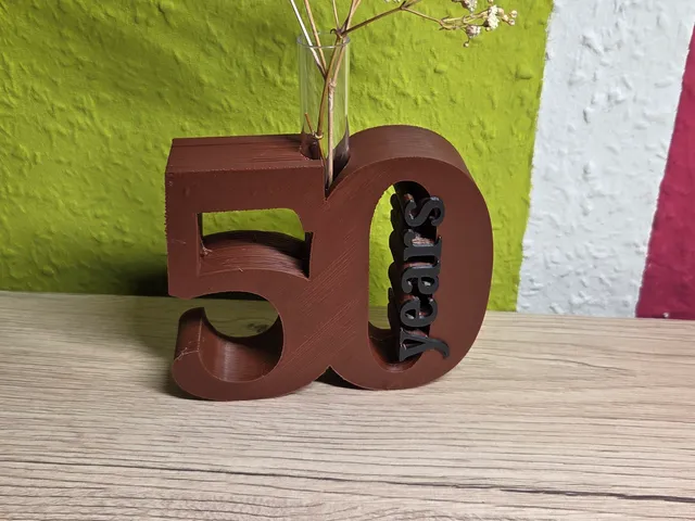 50 years Birthday gold wedding