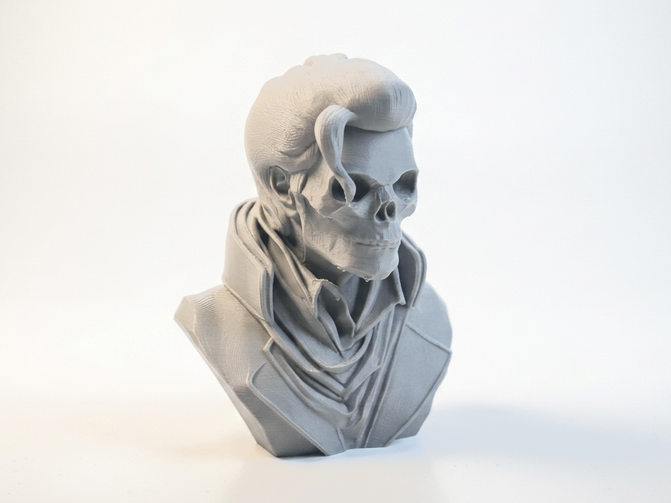 MJ Skull Bust Portrait Sculpture 3D Printable