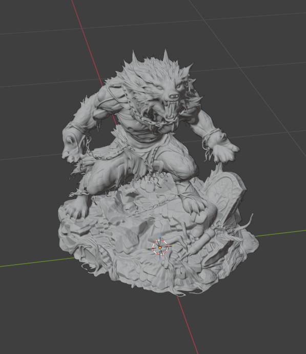 Moonbound Revenant – Dark Fantasy Werewolf