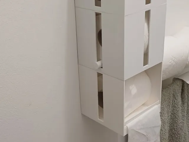 Dérouleur avec réserve papier toilette Version2
