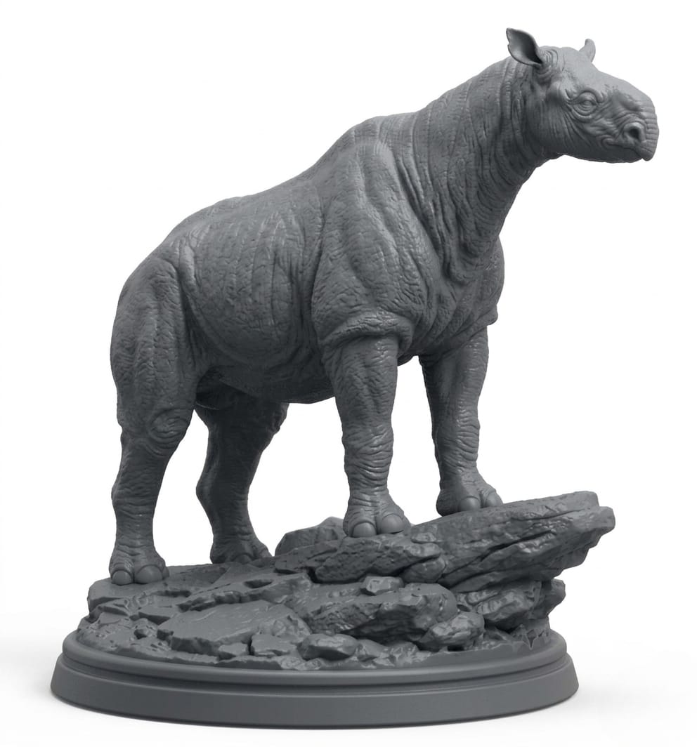 Paraceratherium Statue