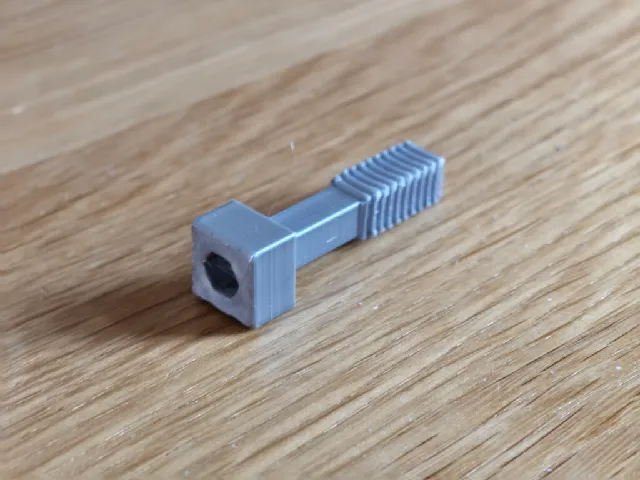 Rectangular bolt