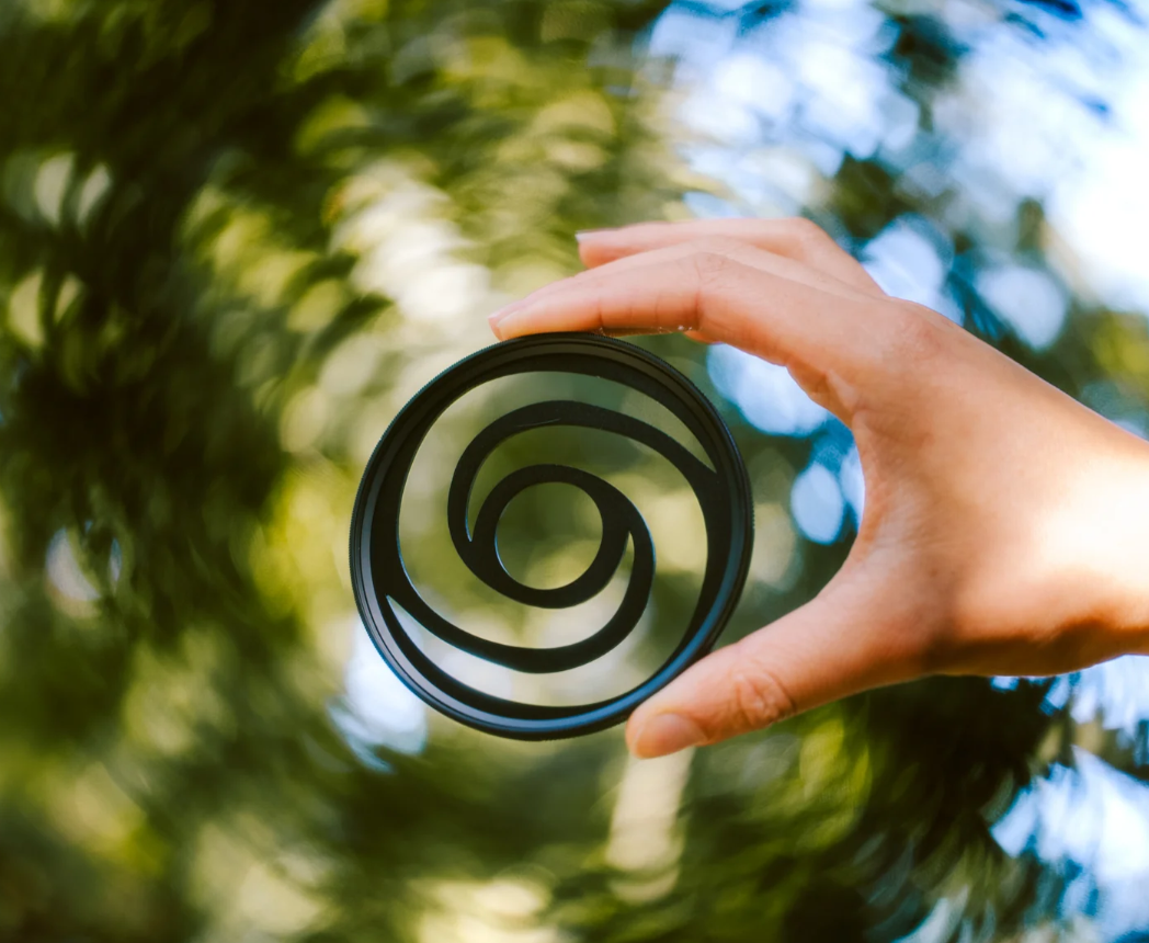 swirly bokeh filter