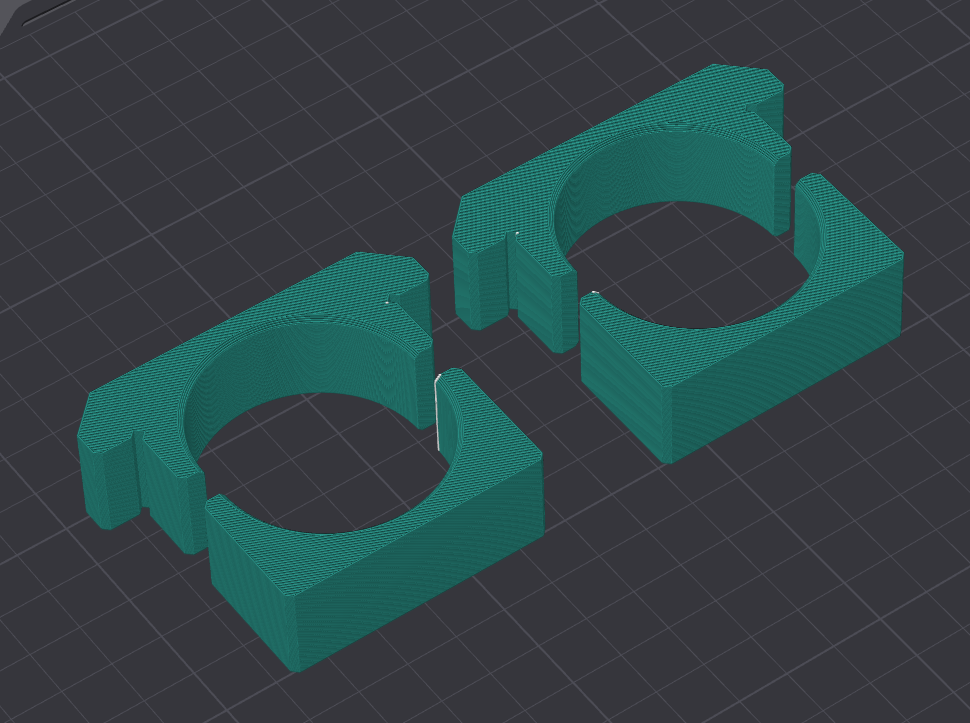 Keter shelf leg vice clamp 3D model