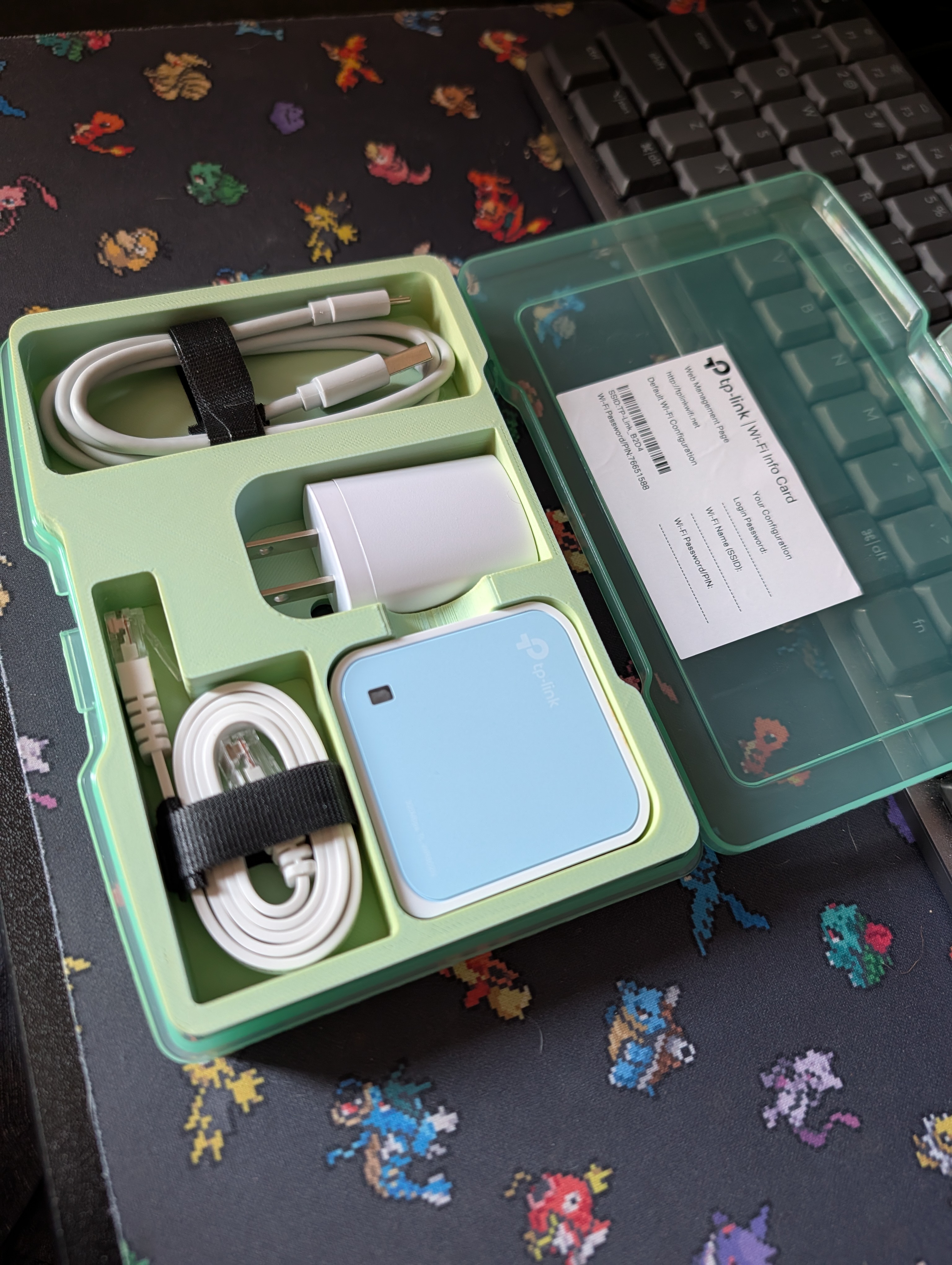 TP-Link N300 - Simply Tidy 4in x 6in Travel Case Insert 3D model